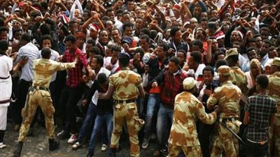 انفجارات تهز العاصمة أديس أبابا خلال الاحتجاجات