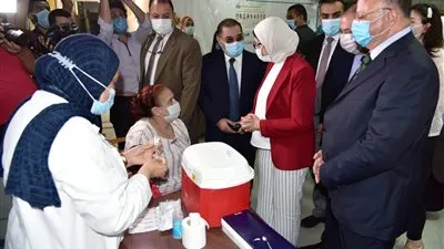 وزيرة الصحة تشهد إطلاق مبادرة التطعيم ضد شلل الأطفال (صور)