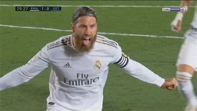 شاهد - راموس يسجل الهدف الأول لريال مدريد أمام خيتافي