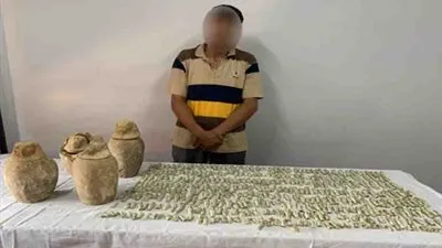  ضبط عامل بالشرقية وبحوزته 406 قطع أثرية بقصد الإتجار