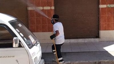 حي العامرية يبدأ حملات تطهير 