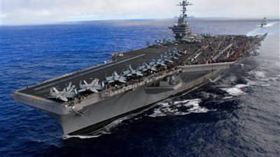 البحرية الأمريكية تقوم بتدريبات عسكرية في بحر الصين الجنوبي