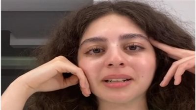 مايان السيد تنهار بكائا وتروي تفاصيل تعرضها للتحرش على يد زميل لها بأحد أعمالها الفنية 