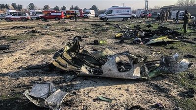 أوكرانيا: نرحب بإرسال صندوقي طائرة أسقطتها إيران إلى فرنسا