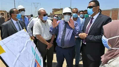 محافظ الدقهلية يتفقد الأعمال الجارية بمنطقة الـ108 المطروحة للاستثمار