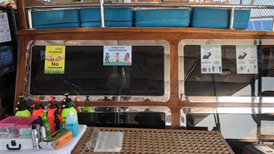 وزير السياحة والآثار يتابع الإجراءات الاحترازية بمركب سياحي بشرم