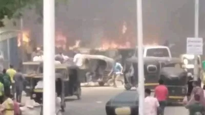 متضرر من حريق سوق حلوان: كابل كهرباء السبب.. وخاطبنا المسئولين 