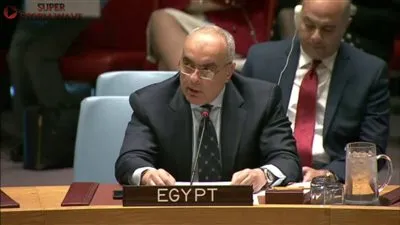 مندوب مصر بالأمم المتحدة يوجه رسالة قوية لداعمي الأرهاب