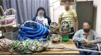 ضبط 3 متهمين بالتنقيب عن الآثار داخل إحدى مدارس الجمالية