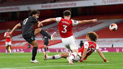 محمد صلاح يحصل على تقييم ضعيف فى مباراة آرسنال ضد ليفربول 