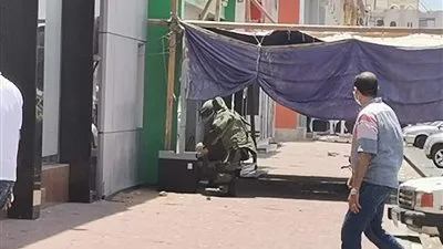 بلاغ كاذب بوجود جسم غريب بجوار مكتب بريد المستقبل بالغردقة (صور)