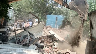 إزالة 415 حالة تعد على أملاك الدولة بالدقهلية (صور)