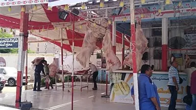 إقبال مواطني الدقهلية على شراء اللحوم في مبادرة حياة كريمة (صور)