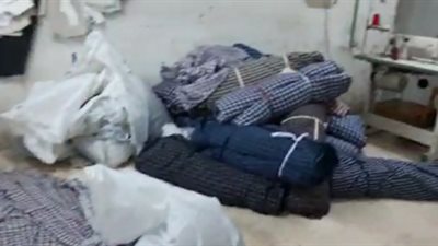 ضبط 2500 متر أقمشة مجهولة المصدر في العمرانية
