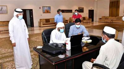 الإمارات تفتتح مركز لفحص فيروس كورونا بمنطقة حبحب في الفجيرة