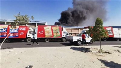 الحماية المدنية تنقذ 40 سيارة حديثة من حريق المنطقة الصناعية