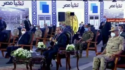 أول تعليق من السيسي على عمارة الشربتلي في الزمالك