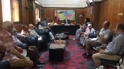 وكيل وزارة الزراعة بالفيوم يعقد اجتماع  لمديروا الإدارات استعدادا لإجازة عيد الأضحى المبارك