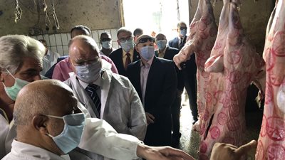 محافظ القاهرة يتفقد استعدادات مجزر البساتين لعيد الأضحى 