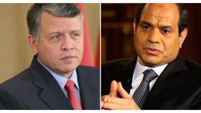 عاجل.. السيسي يهنئ العاهل الأردني بعيد الأضحى