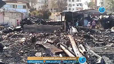 خسارة بالملايين.. حريق يلتهم 11 ورشة في منطقة صناعة السفن بالإسكندرية (فيديو)