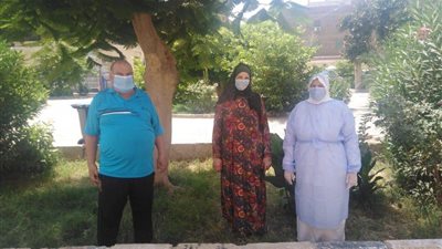 في أول أيام العيد.. شفاء 10 مصابين بكورونا ببني سويف (صور)