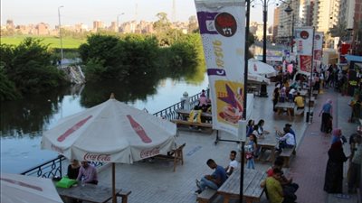 شارع 306 يتزين لاستقبال زائريه في عيد الأضحى المبارك