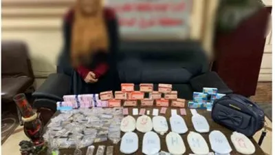 في العيد.. الداخلية تضبط 9 تجار مخدرات بحوزتهم كميات متنوعة (صور)