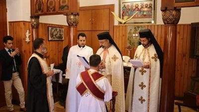 بطريرك الكاثوليك يترأس قداس السيامة الرسائلية للشماس ماهر أبادير