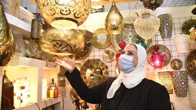 وزيرة التضامن تفتتح معرض ديارنا بمارينا 5 بالساحل الشمالي