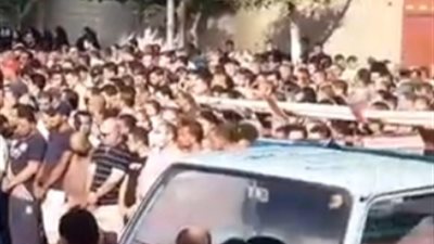 جنازة شعبية لضحايا انهيار عقار المحلة الكبرى (صور)