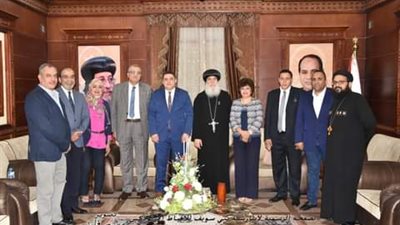 الأنبا غبريال يطالب الأقباط بالأداء القوي في انتخابات الشيوخ
