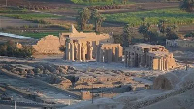 تمثال ألف طن وممرات مقببة.. حكايات من معبد الرامسيوم