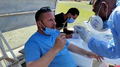 خضوع لاعبي الحمام لمسحات اكتشاف فيروس كورونا