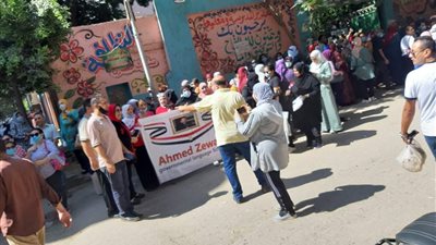 توافد العشرات للإدلاء بأصواتهم في انتخابات الشيوخ 2020 بالعمرانية