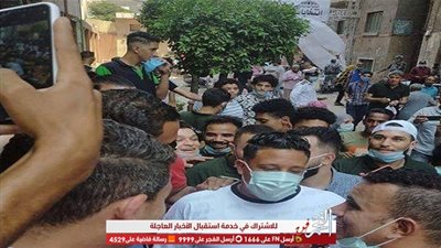 حمو بيكا يدلي بصوته في انتخابات مجلس الشيوخ بالسيدة زينب