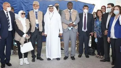 نواب القائمة الوطنية من أجل مصر بالقاهرة يلتقون وفد البرلمان العربي