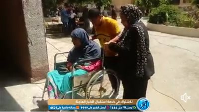 رغم الكراسي المتحرك ناخبة تدلي بصوتها في ثاني أيام انتخابات الشيوخ (فيديو)