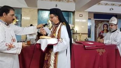 مطران إيبارشية أبو قرقاص يزور كنيسة القديس يوسف بالفكرية