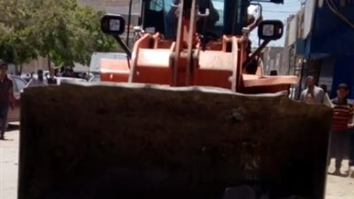 حملة مكبرة لرفع الإشغالات والتعديات من شوارع إهناسيا ببني سويف (صور)  