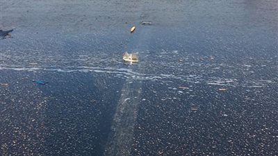 إزالة حطام حادث تسريب جاز على الطريق الدائري وفتحه أمام السيارات