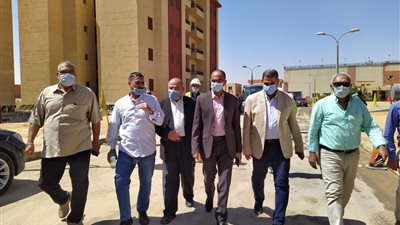  نائب وزير الإسكان يتفقد خطى المياه المغذيين للعاصمة الإدارية الجديدة