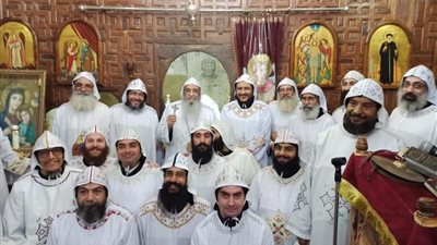 رهبان جدد وسيامة كهنوتية لدير الملاك غبريال بجبل النقلون