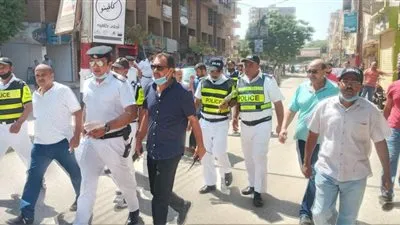 حملة مكبرة لضبط الأسعار والشوارع والمرور بسمالوط  بالمنيا