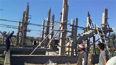 إزالة مبنيين مخالفين بحي الجنوب في بورسعيد