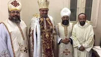 الأنبا بشارة يزور كنيسة السيدة العذراء بالبدرمان