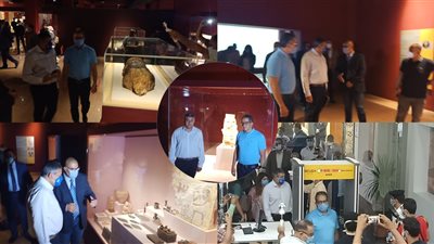 إدارة متحف الغردقة تقدم هدية تذكارية لأمين السياحة العالمية.. تعرف عليها