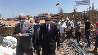 بالصور.. وضع حجر الأساس للمدرسة اليابانية ببنها