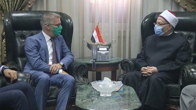 مفتي الجمهورية يستقبل السفير الكندي بالقاهرة قبيل انتهاء مهام منصبه في مصر