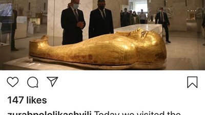 أمين السياحة العالمية يسجل زيارته لمصر على منصات التواصل الاجتماعي الخاصة به